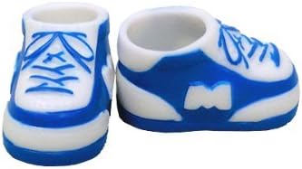Amazon モンチッチ ブティックモンチッチ07 くつ スニーカー 青 白 長さ4cm ぬいぐるみ おもちゃ