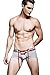 sandbank Men's Sexy Lingerie Cotton Tie Rope Cute Boxer Brief Underwear Panties (US M=Asian Tag XL,Grey#1)