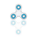 SPINTECH - Omega Tri-Spinner Fidget Toy With Premium Hybrid Ceramic Bearing (same size, White)