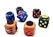 Fidget Cube Toys Relieves Stress and Anxiety for Children and Adults 10 colors (Black-Green)