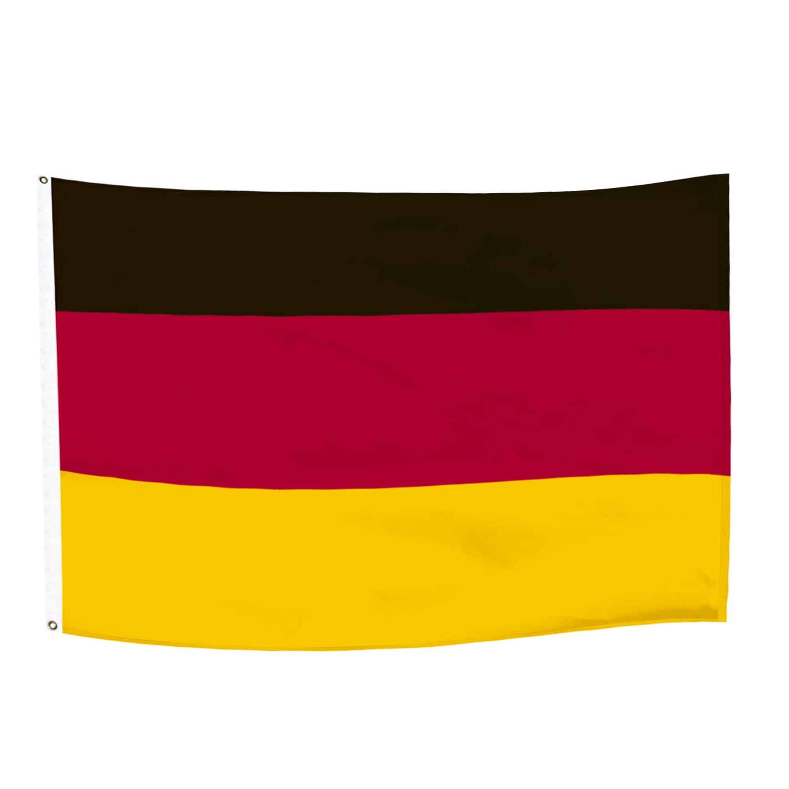 Shonye 5ft x 3ft German Flag, Durable Germany Flag with 2 Metal Eyelets Used Indoor and Outdoor, Bright Color Germany National Flag Decorated in Sporting Events, Parties, Parade — image 1