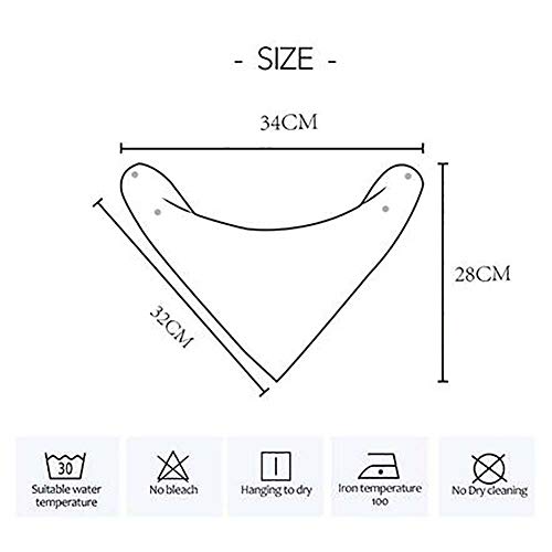 Baby Bandana Drool Bibs Unisex for Teething and Drooling - Super Soft Absorbent Cotton Bibs,Teething Toys Set Toddler Baby Shower Gift for Boys & Girls (8 Pack -2)