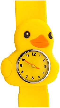 DIYJewelryDepot TM: 1x Silicone Design Slap Watch with Removable Watch Case (Duck)