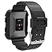 UMTELE Compatible for Ionic Accessory, [Rugged Pro] Resilient Protective Case with Strap Bands Replacement for Ionic Smart Watch, Large, Black/Black