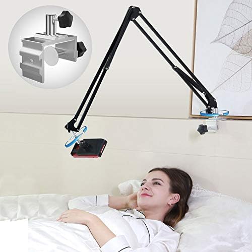 Techno mounts Long Arm Lazy Mobile Stand Phone Clip Holder for