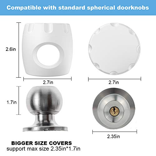 5 Safety+Covers+Doorknob+Lockable+Design