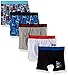 Spiderman Boys' Little Multipacks with Multiple Print Choices Available in Sizes 4, 6, 8, 10, and 12, 5-Pack 100% Cotton Boxer Brief_Spiderverse