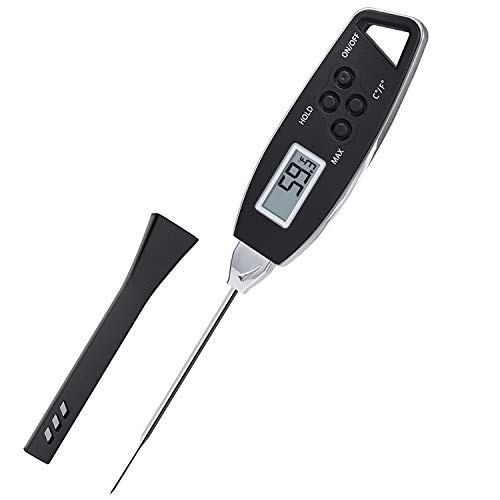 DollaTek Accurate And Fast Temperature Measurement Barbecue Thermometer Kitchen Food Thermometer Water Temperature Meter - Black