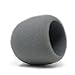 Professional Foam Windscreen for Blue Yeti - Covers Other Large Microphones, such as MXL, Audio Technica and Many More - Quality Sponge Material Makes This The Perfect Pop Filter for your Mic (Silver)