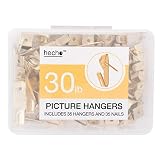 Hecho 30lb Picture Hangers | 35 Pieces