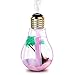 Number-one Cool Mist Ultrasonic Humidifier, Bulb Micro Landscape Design 400ml Personal Air Humidifier Ultra Quiet Air Diffuser with 7-Color Changing Night Light for Office Home Bedroom Living Room