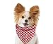 Dog Bandana, VIPITH Cotton Triangle Bibs Scarf Washable Printing Dog Scarf for Pets, Dogs and Cats 8 Styles 3 Thicknesses (Pack of 8)