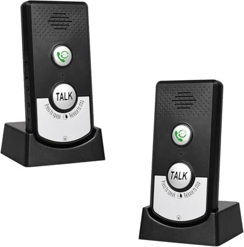 Luqeeg 2 Way Wireless Intercom System Super Long Range Home Office Security