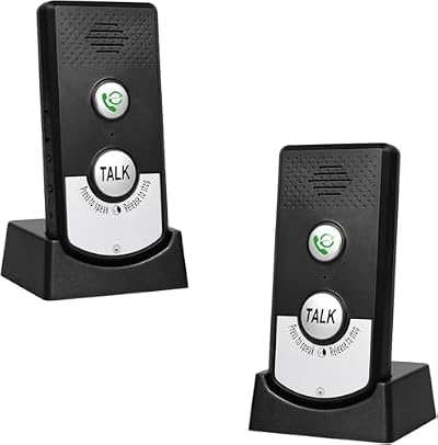 Luqeeg 2 Way Wireless Intercom System Super Long Range Home Office Security