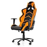 AKRacing Player-Silla para videojuegos para ordenador, color negro y naranja