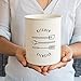 Now Designs Powder-Coated Steel Utensil Crock, Ivory, 5x6 inches