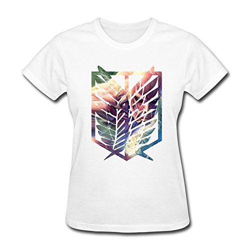 ZEKO Women's T-shirts Attack On Titan White