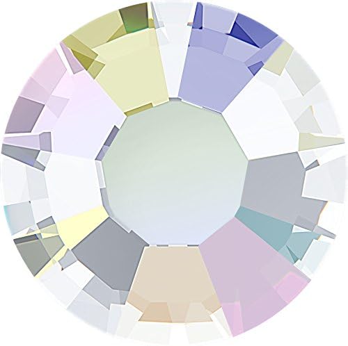 Alora Austrian Flat Back Rhinestones ss30 (Approx 6.4mm) Crystal AB - 72pcs Pack