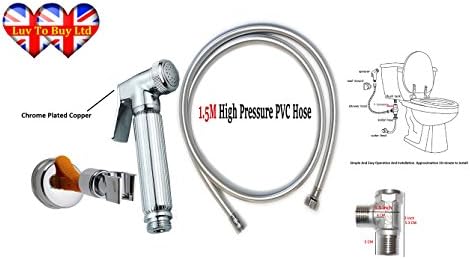 Toilet Bidet Shower, Bidet Spray ,Complete Cold Water Bidet, (Easy To Install)Same Day Dispatch , You Will Receive 1 To 3 Days Times.