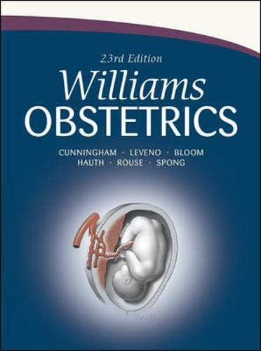 Amazon.com: Williams Obstetrics, 25th Edition: 9781259644320