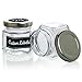 Mini Glass Hexagon Jars - Set of 24 1.5oz Hexagon Jars with Silver Caps Chalkboard Labels - Perfect for Spices, Honey, Canning, Gifts and Crafts - Kitchen Storage Jars