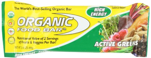 Organic Food Bar Active Greens 12 Bar(S)