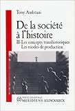 De la Société à l'histoire (Philosophie) (French Edition) by 