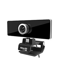 Allinko 550  cam 1080P Full HD, Cámara   USB con Micrófono Compatible con Windows 10 8 7 XP Mac OS X, Skype  cams para Ordenador Portatil iMac MacBook Pro, Plug and Play  cams