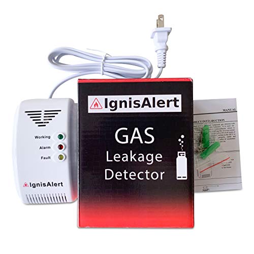 LPG (e.g Propane, Butane, Isobutane) / Natural Gas Leak Detector Wall