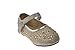 F-54A Baby Girls Rhinestone Ballet Ballerina Flats Champagne