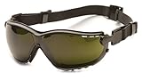 Pyramex V2G Safety Glasses, Black Frame/5.0 IR Filter Lens