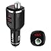 Fukkie V4.2 Bluetooth FM Transmitter, Wireless Car Radio Adapter Car Kit with Hands Free Calling, USB Flash Drive and Dual USB Charger for iPhone, iPad and Android Smartphones