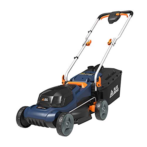 BLUE RIDGE BR8761U 40V 2.0Ah 14'' Cordless Lawn Mower Battery and Charger Included