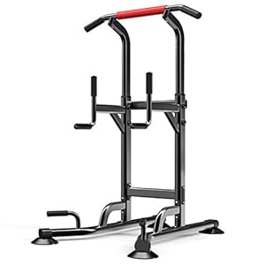 ZSCKJ Power Tower multifunctioneel dipstation, geschikt voor een groot aantal mensen om het perfecte figuur te vormen.