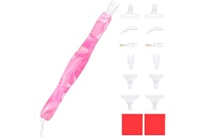 Praise V Do Diamond Painting Pen,Diamond Art Pen, 5D Diamond Painting Pen Kit Tool Accessories Stylus Drill Pen for Diamond Painting Nail Art Cross Stitch Decoration Diamond Art Pink