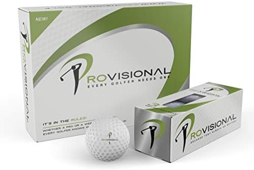 Provisional Golf Balls – Box of 12 Balls (Contains 4 Sleeves of 3)