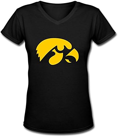 KISSUU Short Sleeve Women's Iowa Hawkeyes Logo T-Shirt
