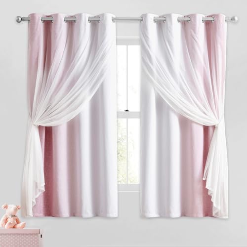 geomoroccan Blackout Curtains 52x63 2 Panels