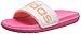 adidas Performance Voloomix XJ Slide Sandal,Pink/White/Flash Orange,5 M US Big Kid