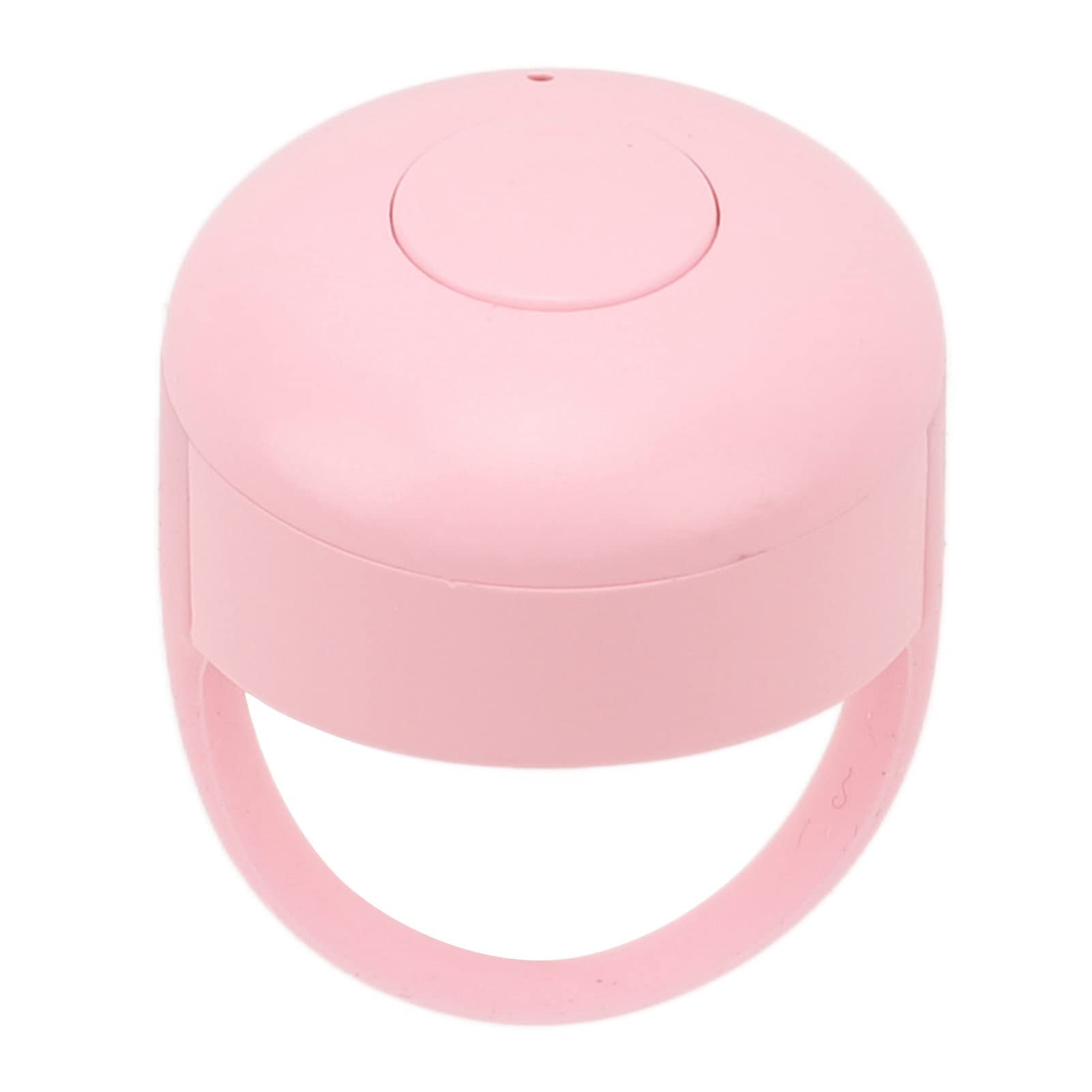 Bluetooth Remote Control Page Turner, for TikTok for App Remote Scrolling Ring Clicker, Camera Remote Shutter Selfie Button Fingertip Video Controller for Cell Phone (Pink)