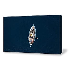 Canvas Wall Art for Living Room,Bedroom Home Artwork Paintings Aerial Photo Ready to Hang - 12x18 inches