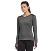 Ogeenier Dames sportshirt met lange mouwen workout running hemd met duimgaten