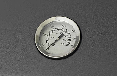 tepro Tischgasgrill Abington (klein), 1 Brenner mit max. 3,2 kW Leistung, Piezozündung, Thermometer, Maße ca. 102 x 46,2 x 38 cm, Anthrazit / Schwarz 5