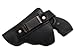 New Barsony Black Leather OWB Holster for Snub Nose 2