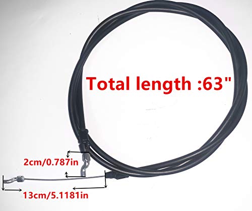 premium aftermarket Part 946-05105A Clutch Control Cable for Cub Cadet SC300HW SC500Z SC500HW Craftsman 377300 37591 MTD Replaces 746-05105 746-05105A 946-05105