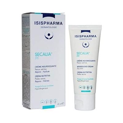 Isis pharma secalia ds for dry skin hydrolipidic cream 40ml soothes &amp;amp;amp; nourishes skin beauty