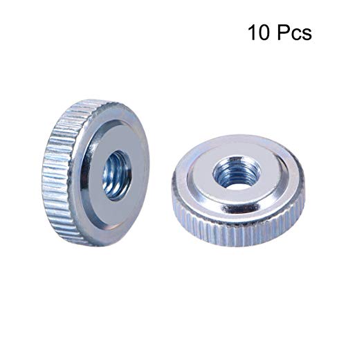 uxcell Round Knurled Thumb Nuts Conector Lock Adjusting Nuts, M5 Female