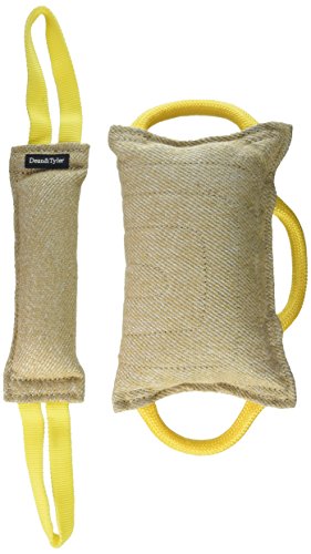 Dean and Tyler Dogs Pets ID Tug Bundle of 2 to 3 Handle, Jute