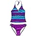 YiZYiF Big Girl's Youth Tie-Dye Swimwear Tankini Halter 2 Pieces Bathing Suit