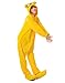 VU ROUL Halloween Costumes Dog Onesie Pajamas Medium Yellow